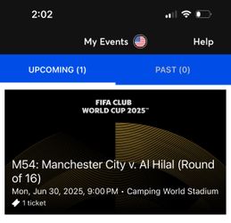 Manchester City Vs Al Hilal Club World Cup Match