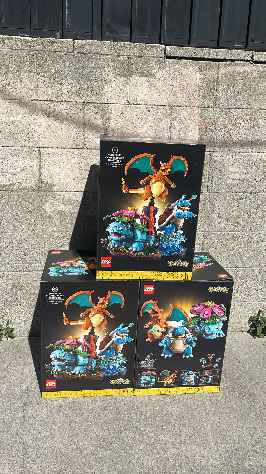 Pokemon Lego - Charizard/Venusaur/Blastoise