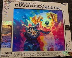 ArtSkills Brilliant Art Diamond Painting Kit – Cat & Dog