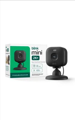 Brand New Blink Mini 2K+ Smart Security Cameras (Black)