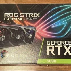 ASUS ROG Strix GeForce RTX 3080 OC 10GB GDDR6X Graphics Card 