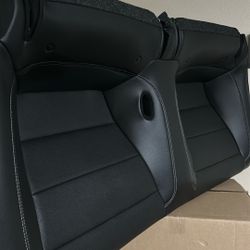 Mustang leather rear seat bottom coupe