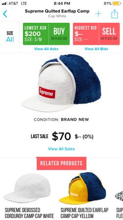 Supreme Quilted Earflap Camp