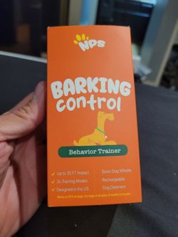 NPS Alpha Dog Behavior Trainer Barking Control Device USB Cordless