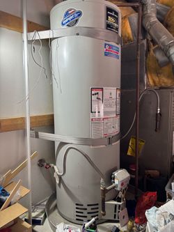 Bradford white water heater 50 gal gas waterheater
