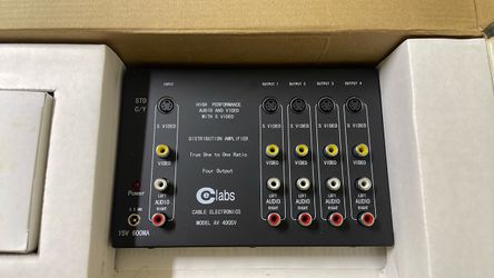 Audio Video Distribution Amplifier