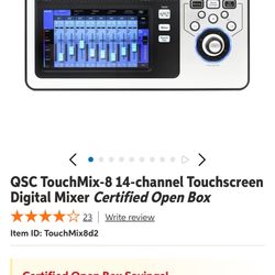 Qsc Digital Mixer Touchmix 8