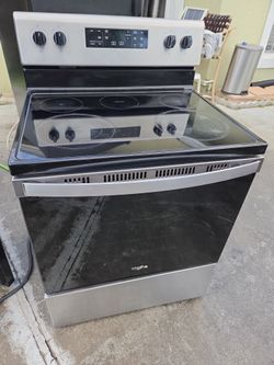 Stainless Steel Glass Top Stove