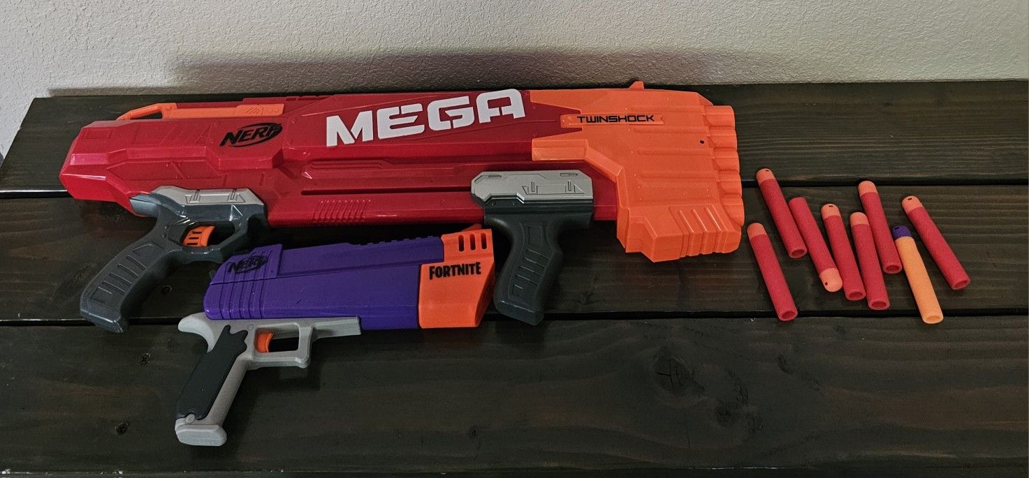 Nerf Guns-Mega And Fortnite