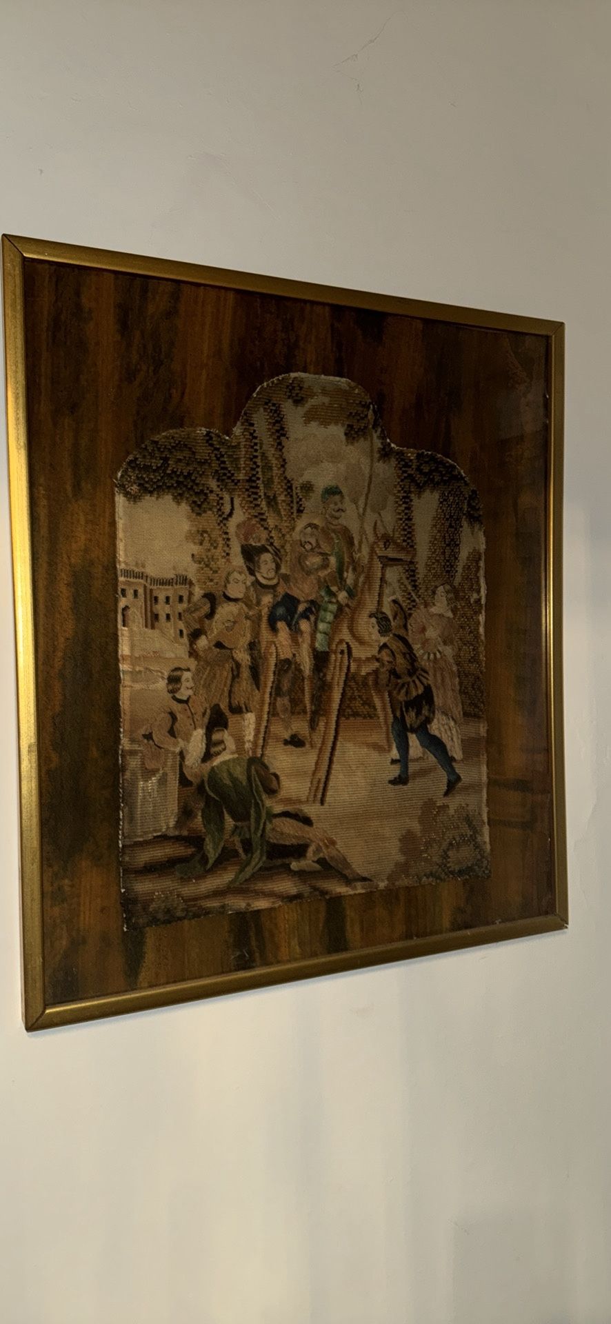 Framed Antique Tapestry