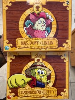 Sponge bob x luffy