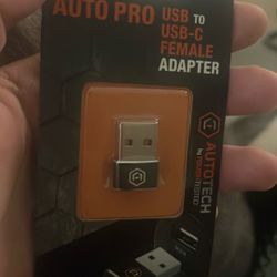 auto pro usb-c female adapter