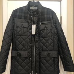 Mens Small Puffed Jacket By Cole Haan