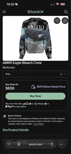 AMIRI bleach crew
