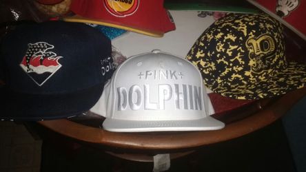 Pink dolphin Snapbacks