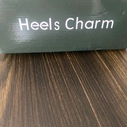 Heels Charm Clear Block Sandal