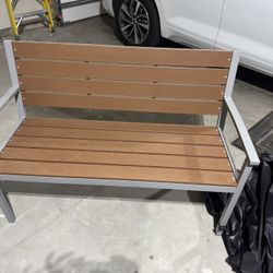 Outdoor Bench and Cover