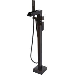 LLGG Freestanding Tub Filler Oil Rubbed Bronze Bathtub Faucet
