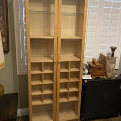 Vintage IKEA Billy Bookshelf Display Case CD/DVD