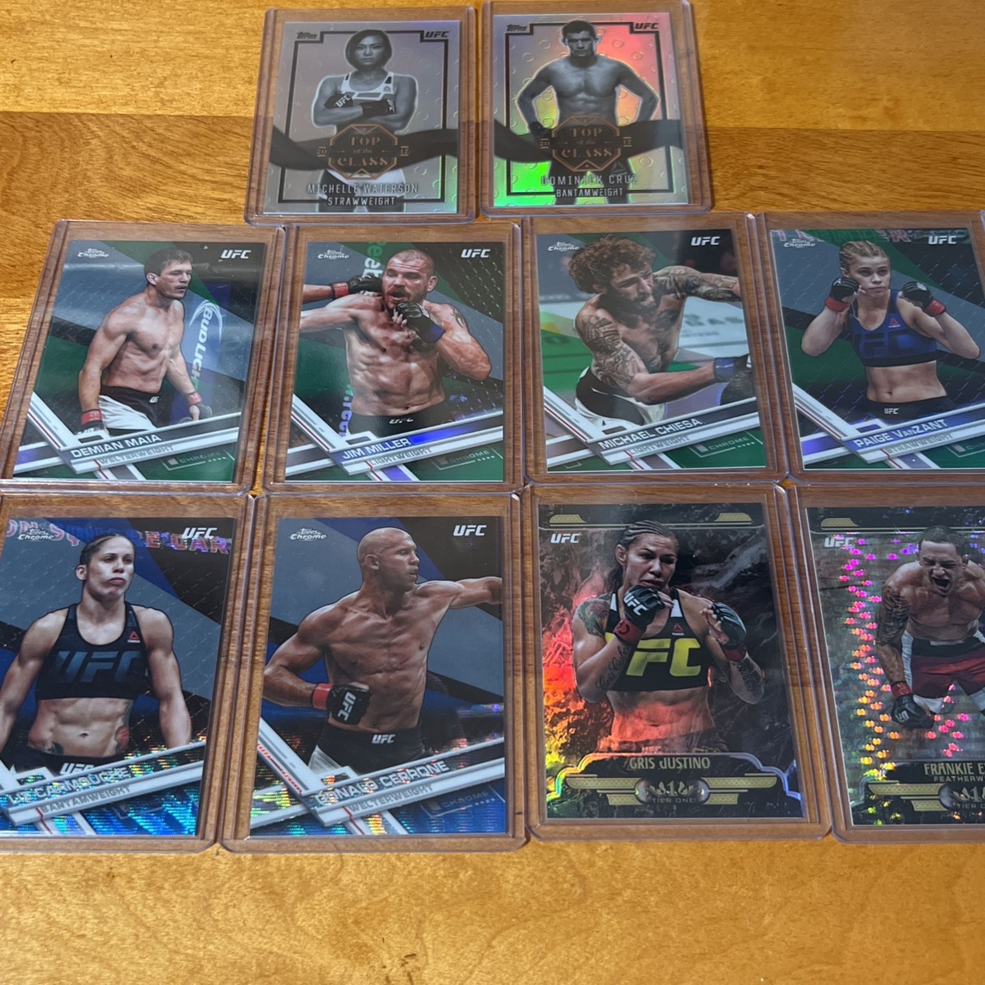 2017 Topps UFC Refractor Lot #d