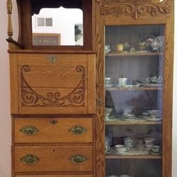 Side By Side Antique Secretary