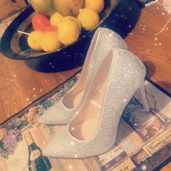 Bling Wedding Heels