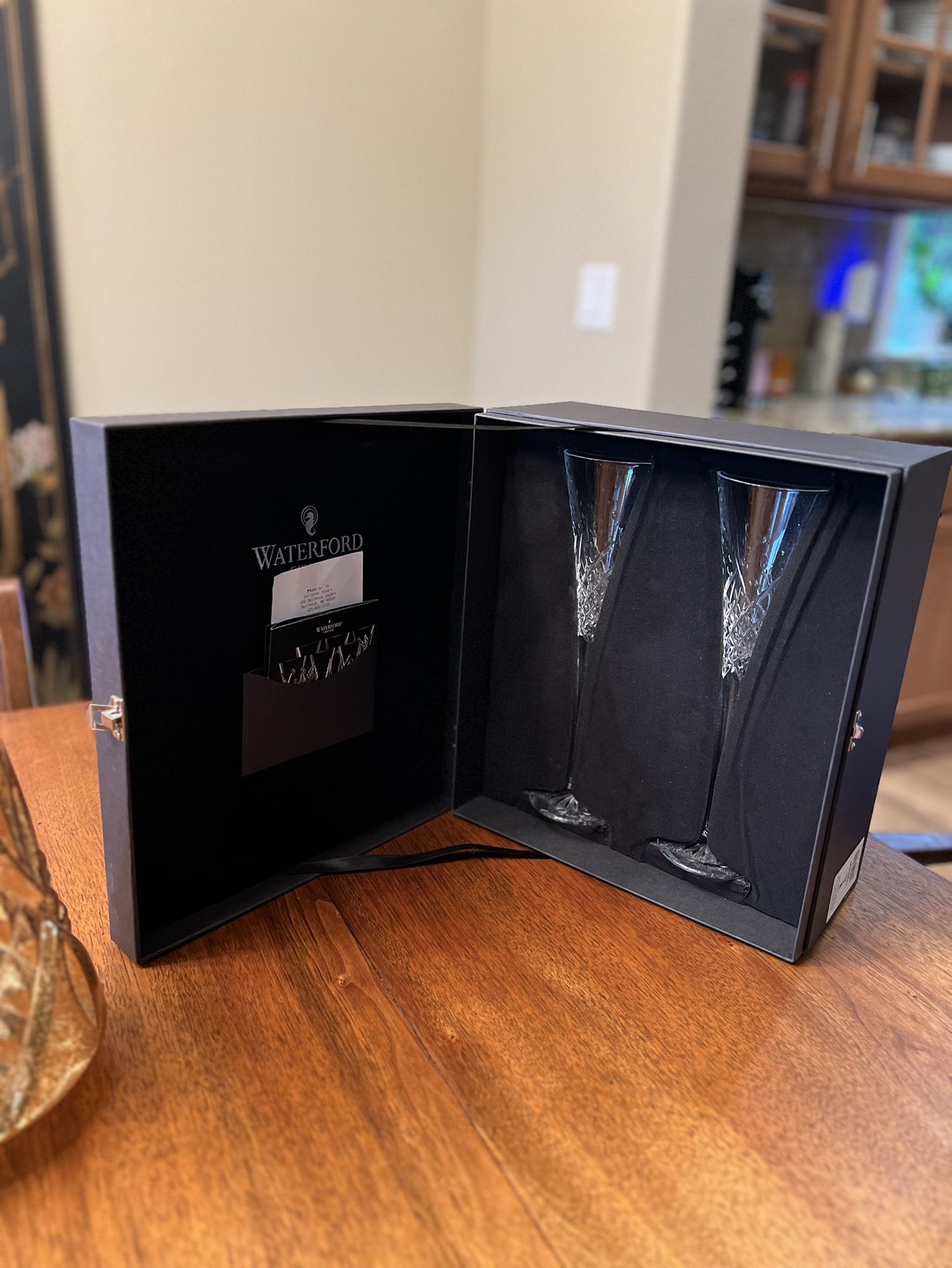 Waterford Crystal Happy Celebrations Champagne Flutes