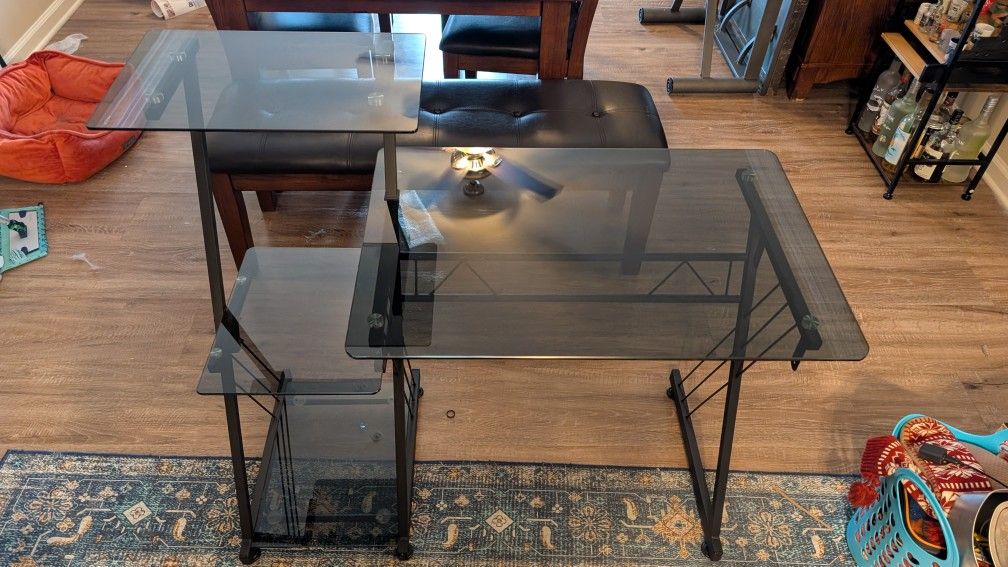 Glass Desk