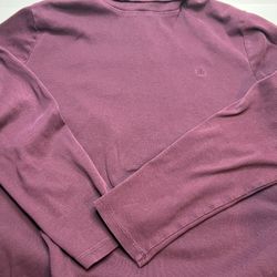 Womens Burgundy Ralph Lauren Pullover Top Size M 