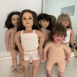 BUNDLE OF 5 RETIRED MY TWINN DOLLS