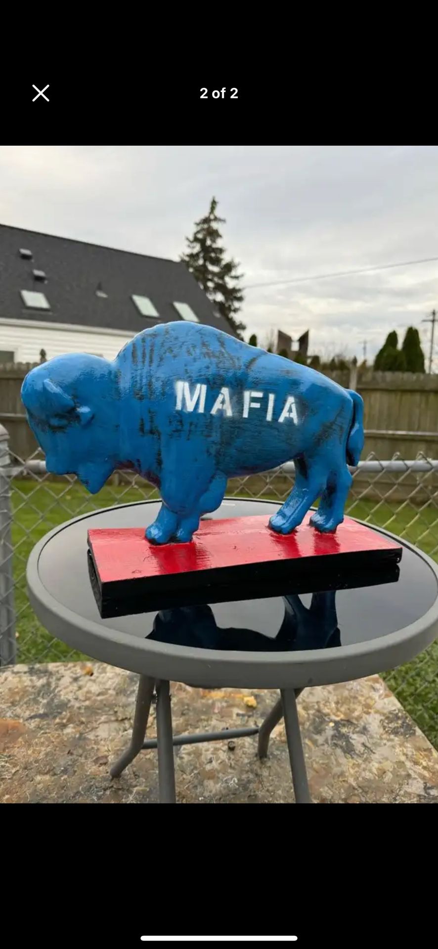 Bill’s Mafia Buffalo Statue