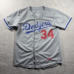Fernando Valenzuela LA Dodger Giveaway Promo Jersey Men’s Gray Memorial 1981 #8F