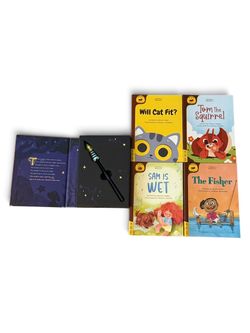 Osmo Reading Adventure Early Reader Education Books Crystal Wand