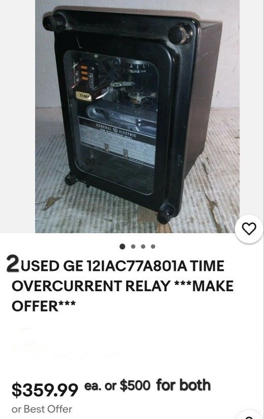 Time Over Current Relay