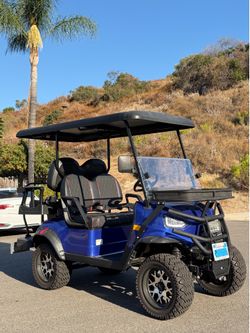 Registered golf cart