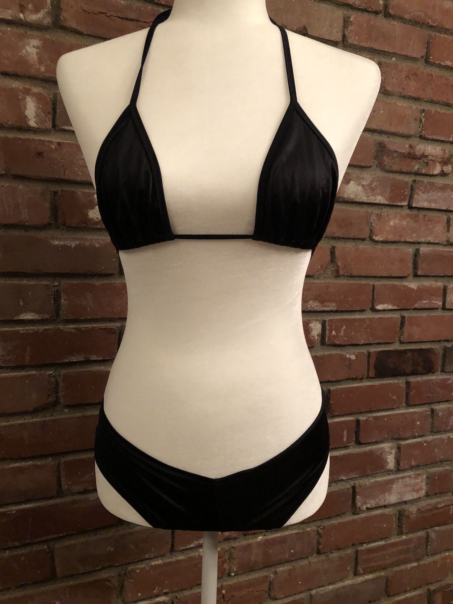 Exotic Dancewear/ Stripper Outfit/ Lingerie- Black Bikini