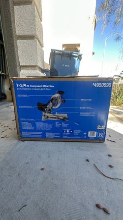 Kobalt 7-1/4-in 10-Amp Single Bevel Compound Corded Miter Saw