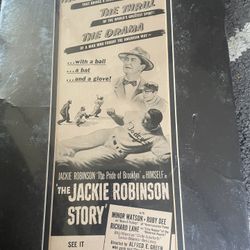 Vintage Clipping On Jackie Robinson