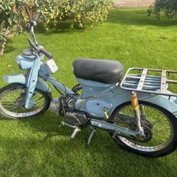 1968 Honda 125 step through bush bike