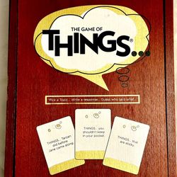 Game For Family Or Party: The Game Of Things