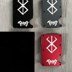 Brand of Sacrifice Berserk metal minimalist wallet card case