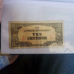 Occupied Japan 10 Centavos