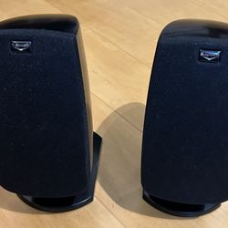 Klipsch Quintet IV Speakers (pair) with built in desktop stand and wall mount