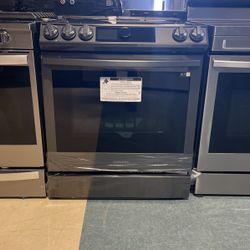 New Samsung Slide In Gas Stove With Airfry‼️‼️