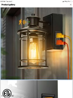 Outside wall light
