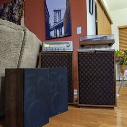 🎶 Vintage MCS Complete Stereo System – Receiver + 4 Speakers + Equalizer + Turntable (Retro Hi-Fi Bundle)