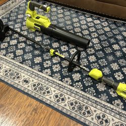 Ryobi  40V Cordless Battery 12 in. String Trimmer and 450 CFM 120 MPH Blower Combo Kit