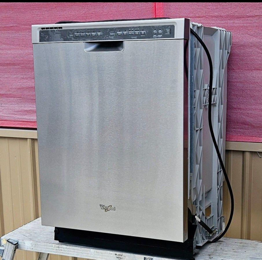 🔆🇺🇸☆Whirlpool☆🇺🇸🔆 Stainless-Steel Dishwaher in Great Condition 