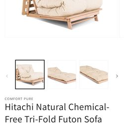 Tri Fold Full/queen Futon Frame- Or Use As Full/queen Platform
