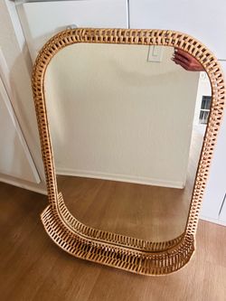 Sommarbo Mirror, Rattan, 20 7/8x29 7/8
